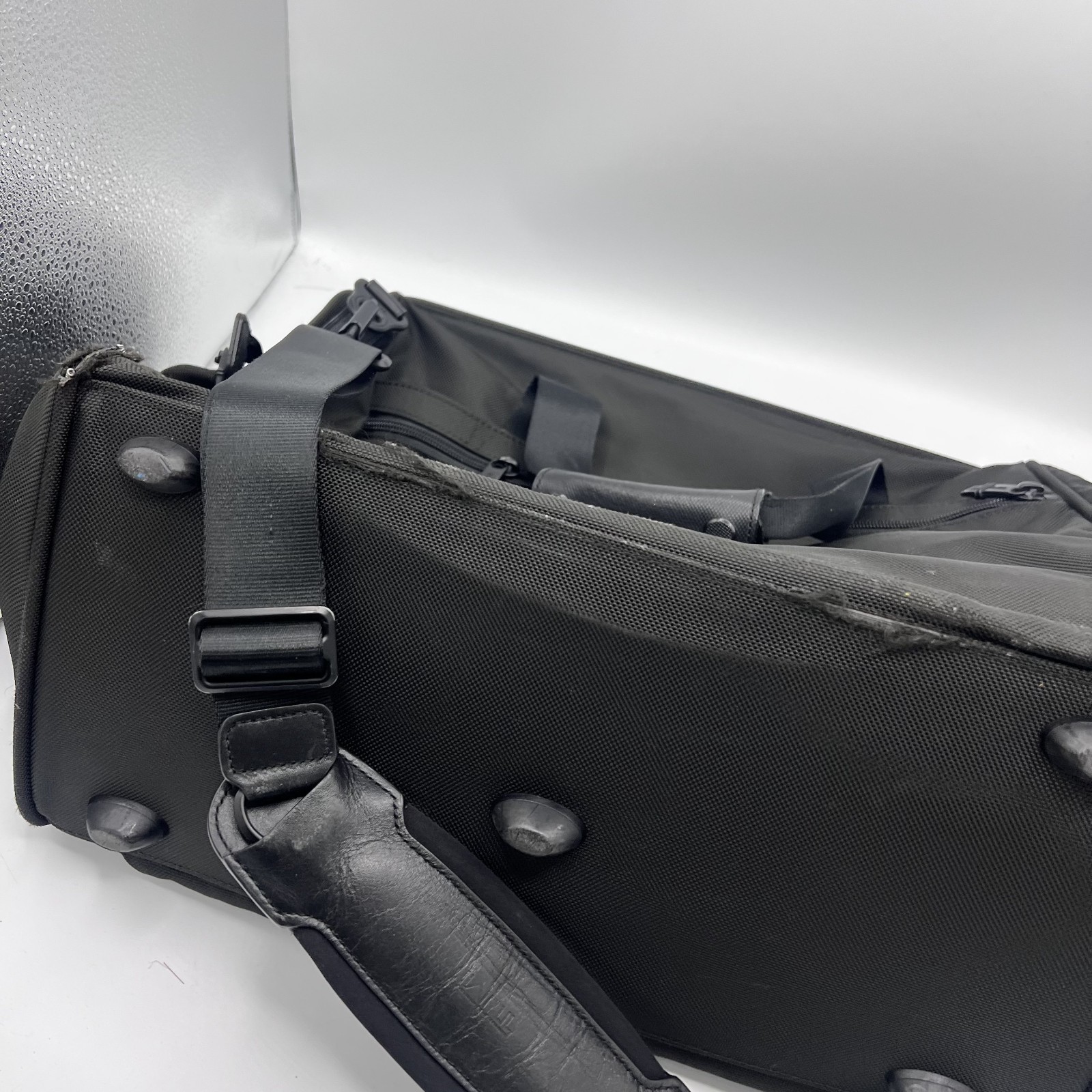 Tumi Alpha 2 Black 2-Way Framed Soft Duffel Bag