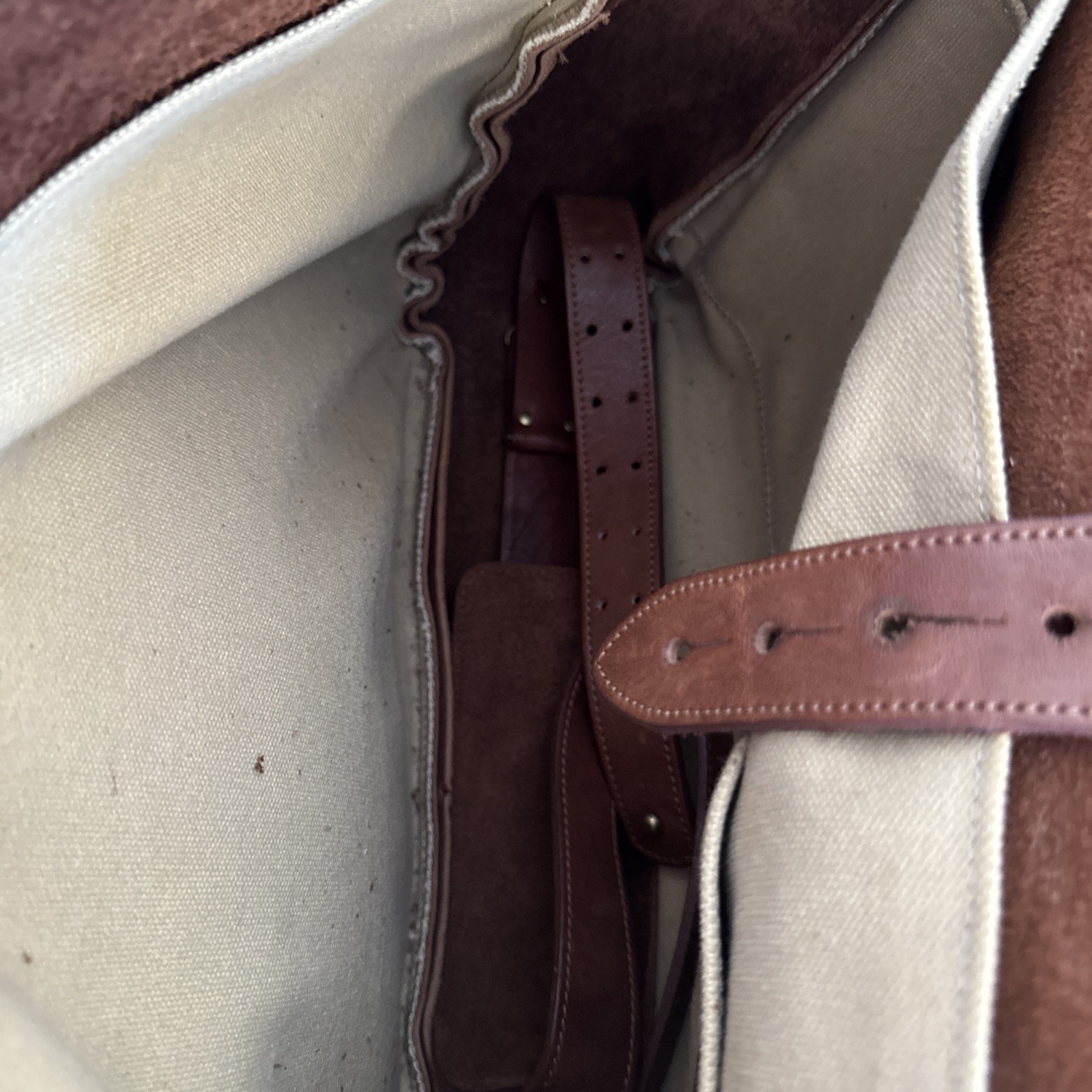 Colonel Littleton No. 83 Book Bag Vintage Brown Used (See Description)