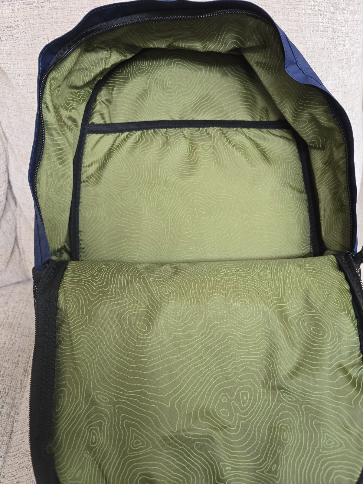 Jeep Blue/Black Backpack with Adjustable Strap Lightweight Outdoor | Unisex