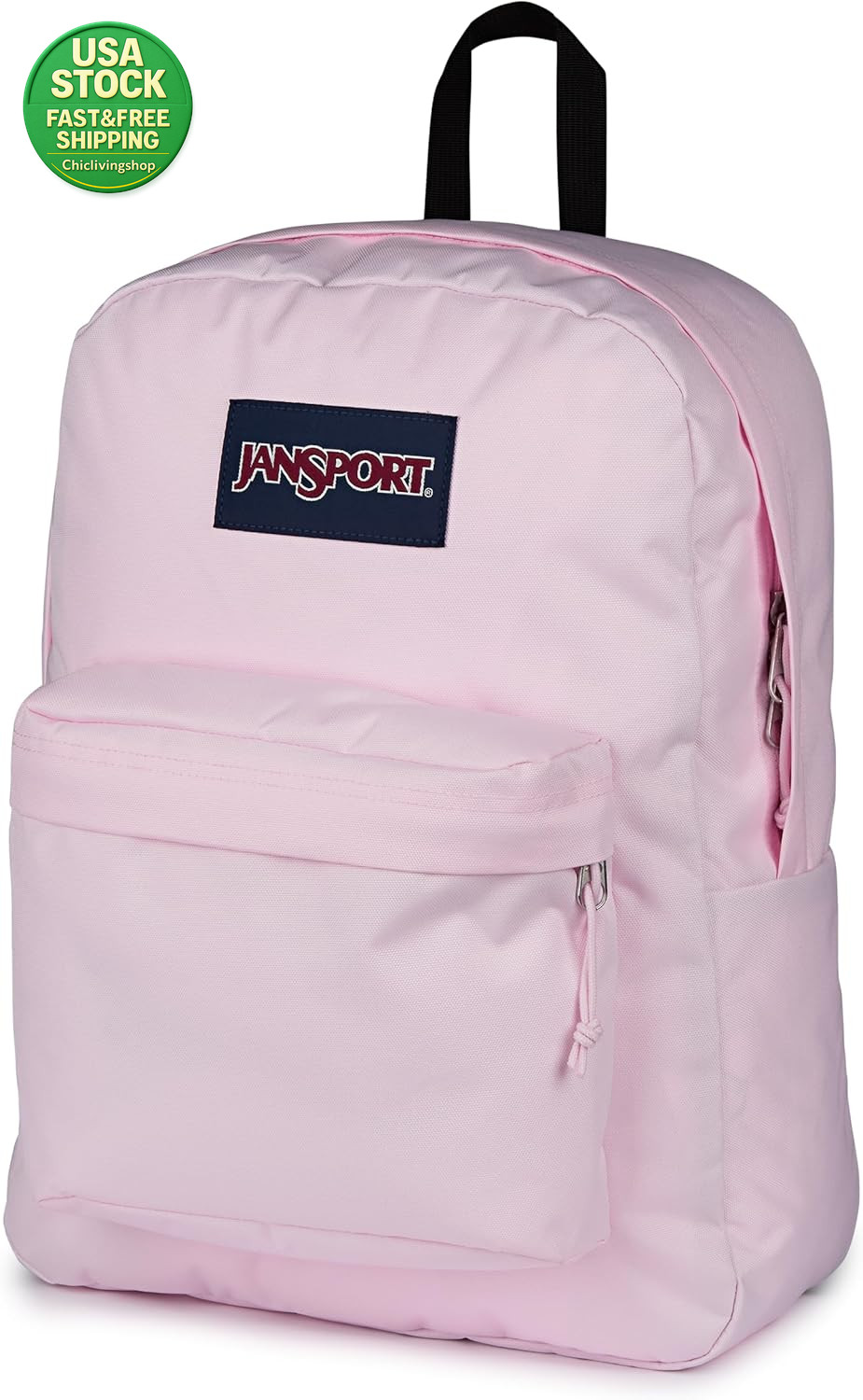 Superbreak One Backpack Lightweight School Bag Pink Ice Daily Pack