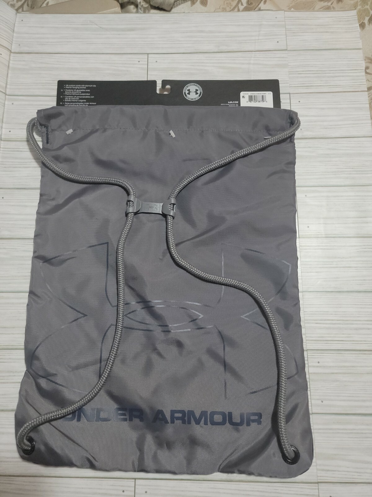 Under Armour Ozsee Drawstring Sackpack Backpack, Gym Bag E1