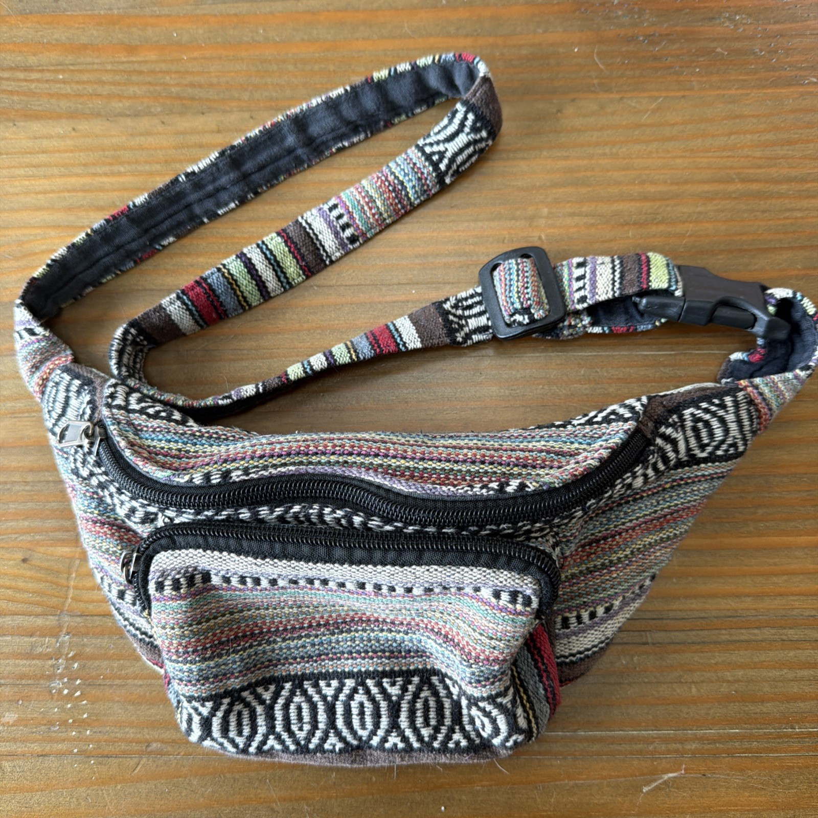 Kathmandu Imports Cotton Fanny Pack Waist Bag Handmade Nepal Festival Travel
