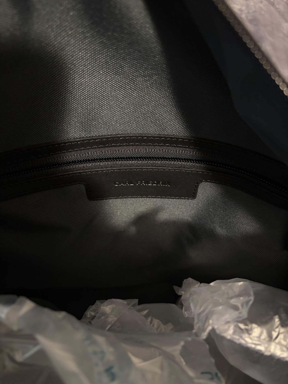 Carl Friedrik Compact Weekender – Black Nubuck Leather