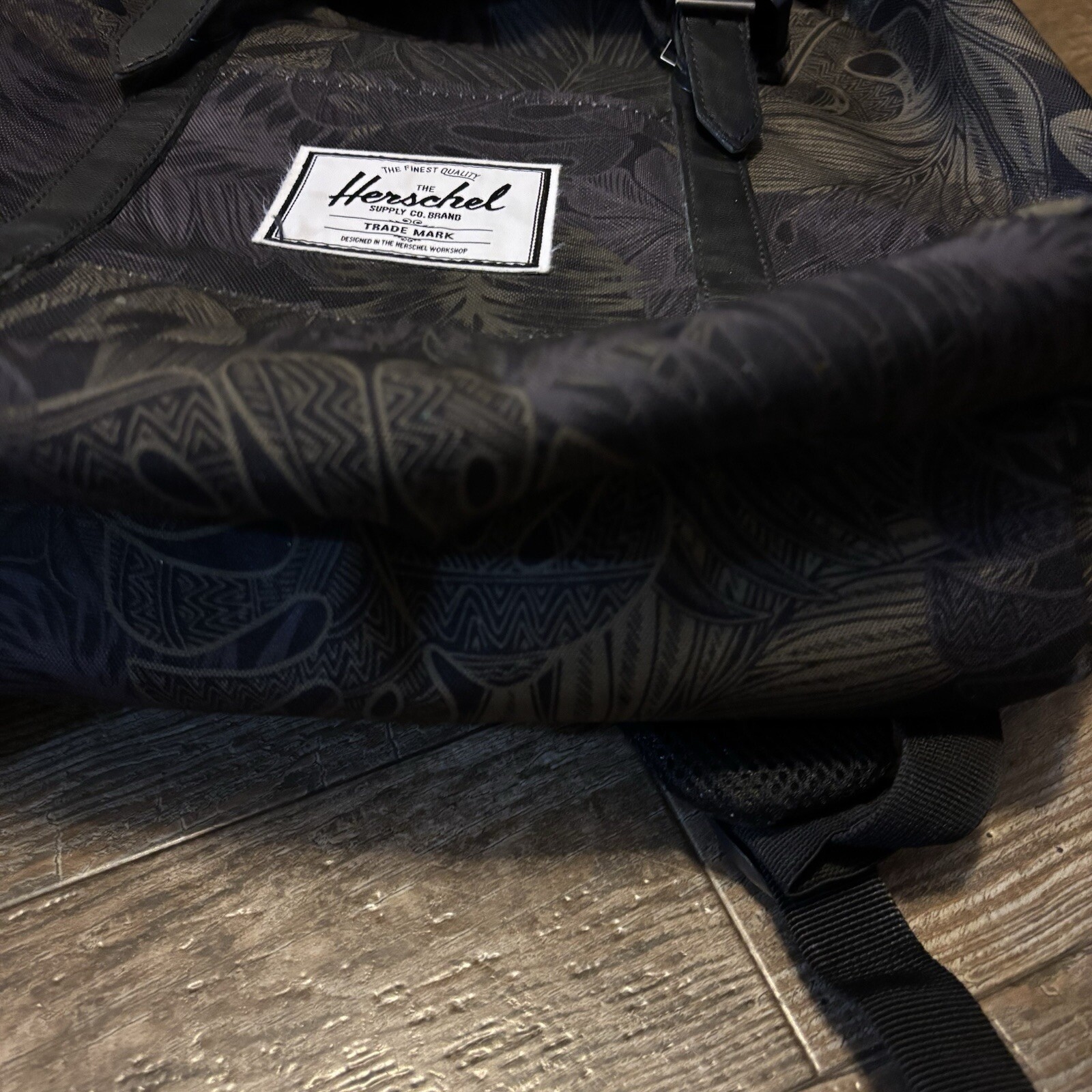 Herschel Supply Co. Retreat Laptop Backpack Jungle Palm Leaf Little America