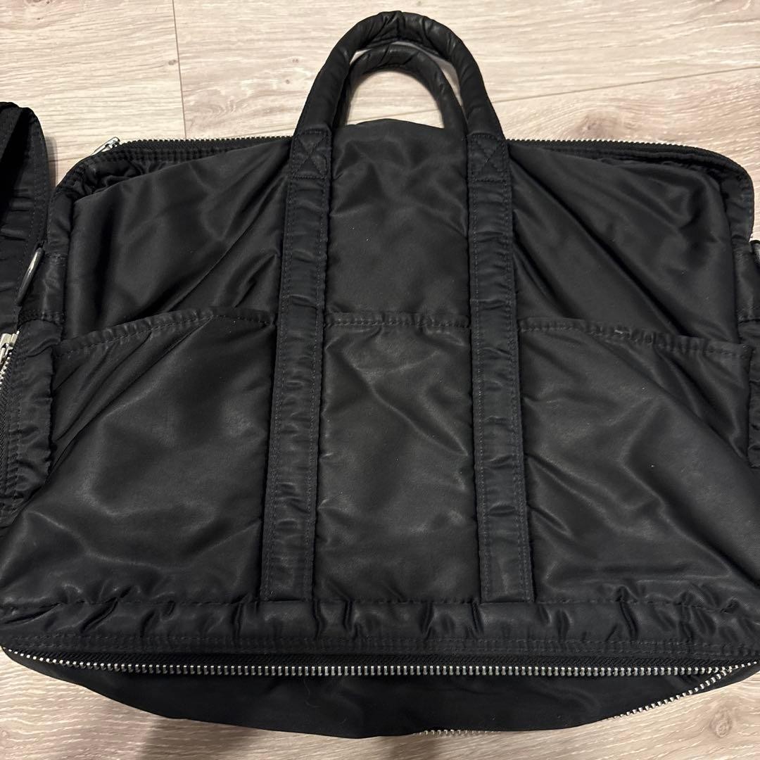 Authentic Yoshida Kaban PORTER Tanker A4 2-Way Shoulder Bag Black 42cm x 31cmO