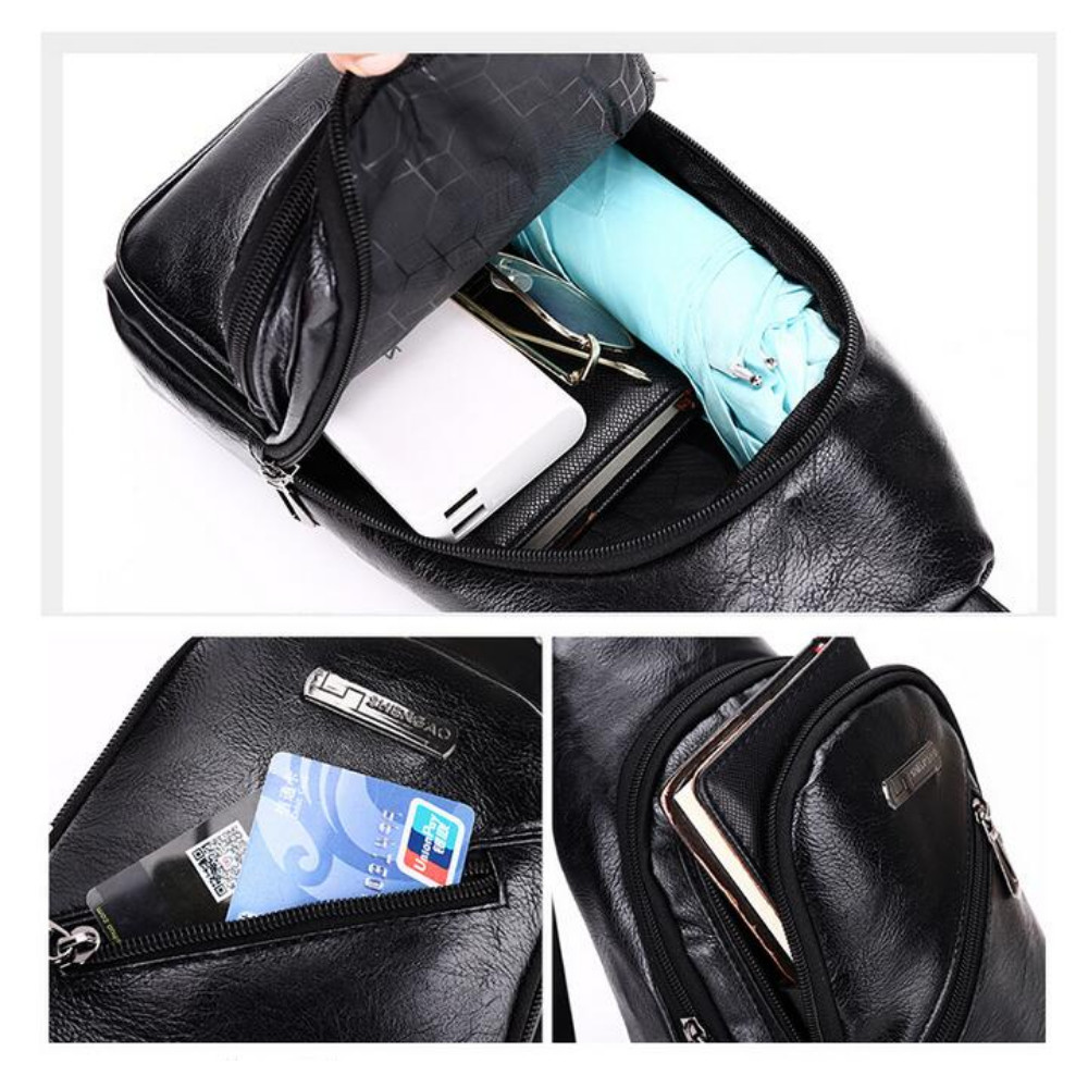 Men Chest Sling Bag Shoulder Pack Cross Body Handbag Sports Travel Backpack Gift
