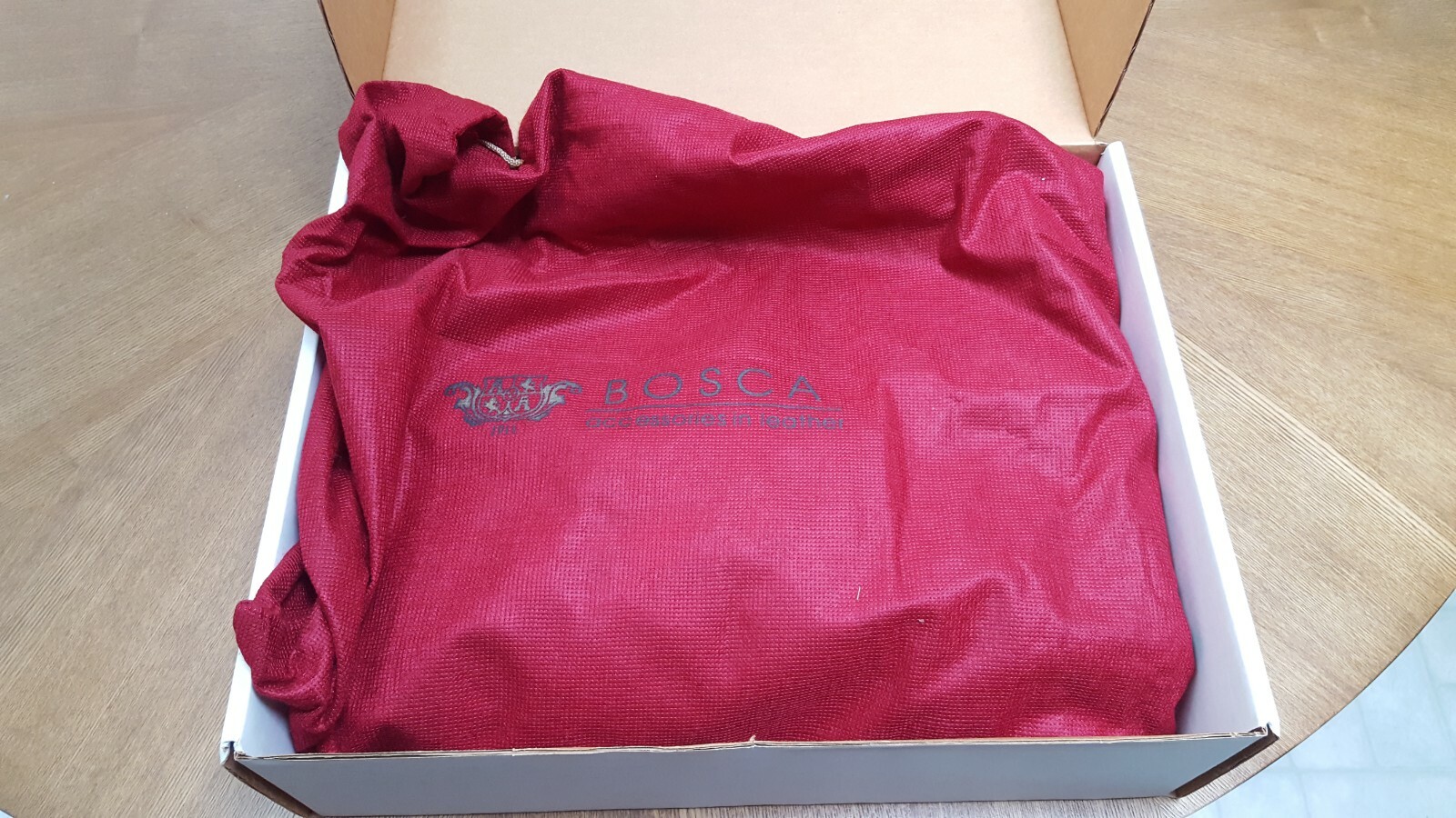 Bosca Old Leather Flap Envelope Brief – Cognac NEW in BOX! 829/32 009309038417