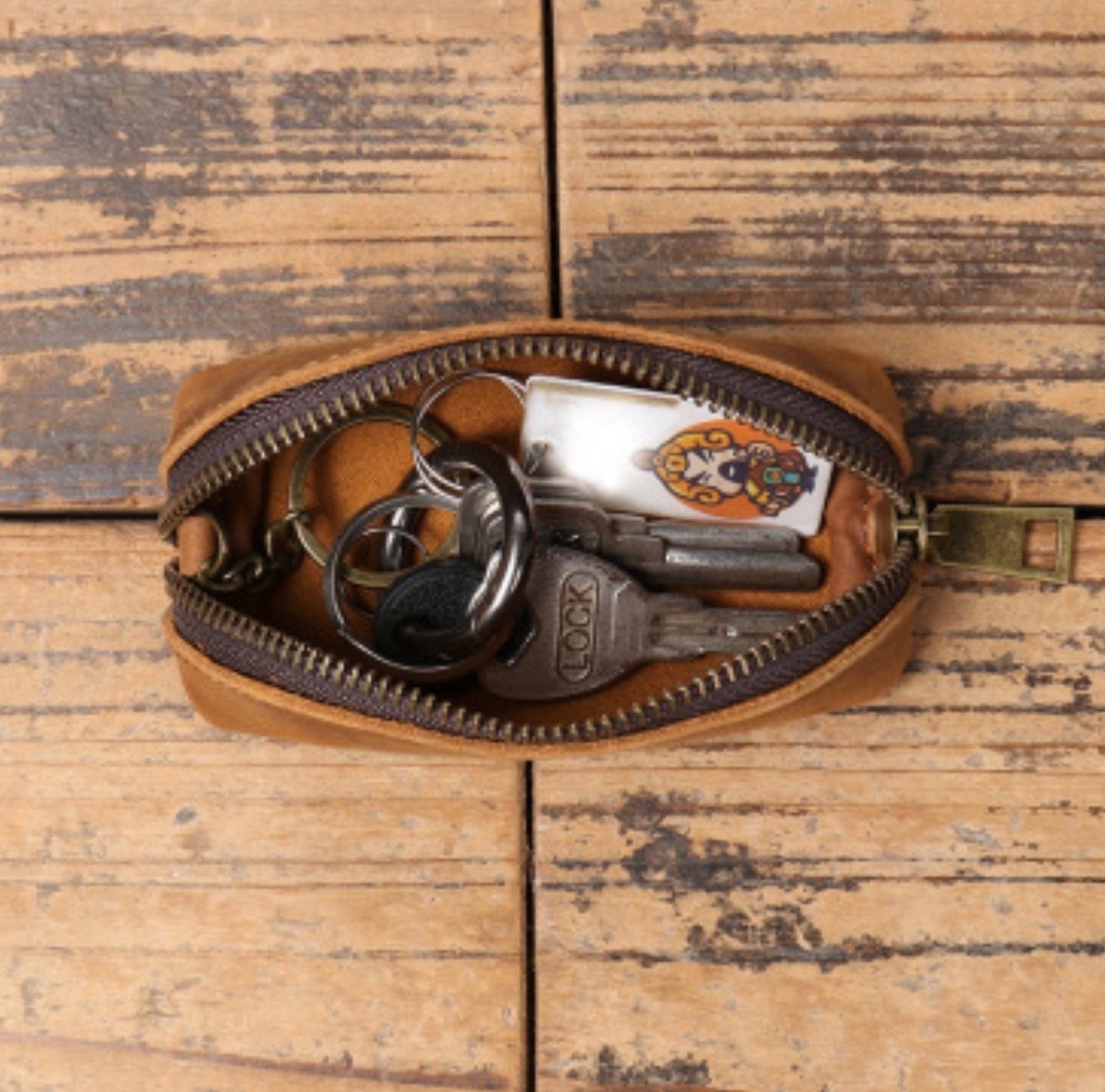 men’s leather multi-functional clutch coin bag 🙈