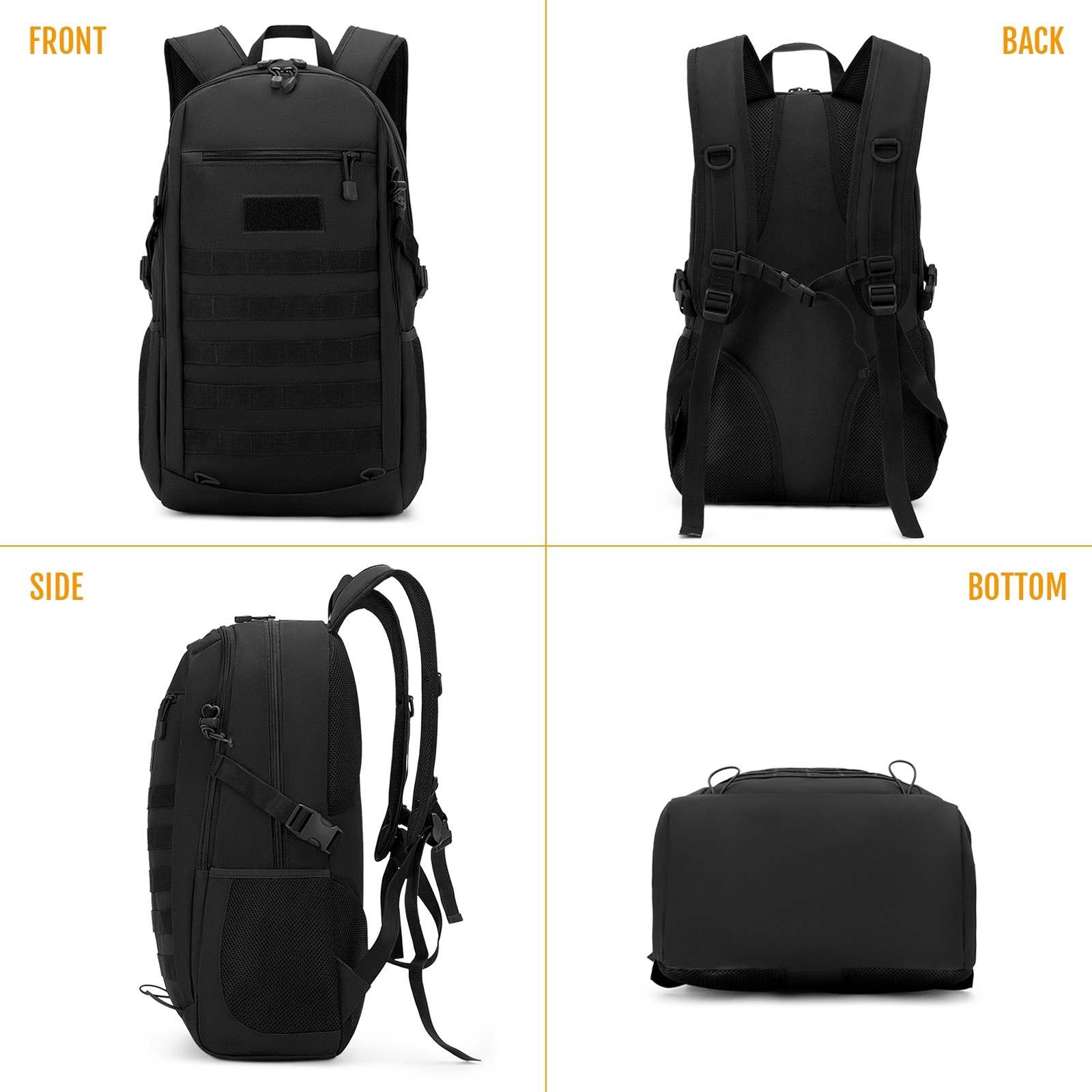 30L Tactical Military Molle Backpack Travelling Daypack Rucksacks for Men Women