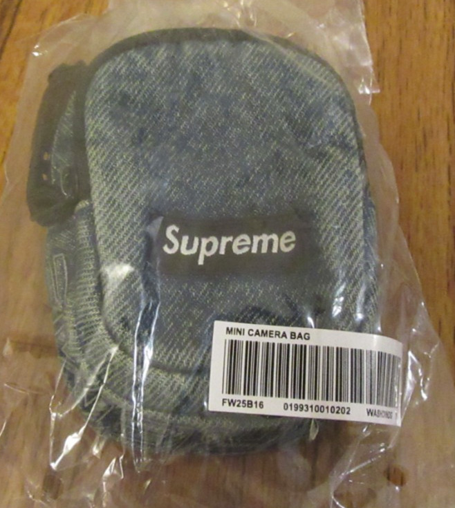 Supreme Denim Mini Utility Bag Washed Indigo FW25 Supreme New York 2025 Free S&H