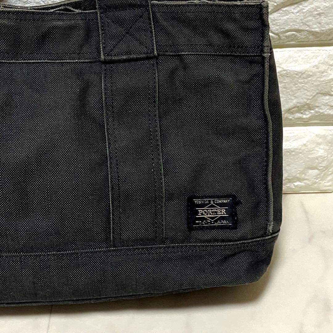 Yoshida Porter SMOKY Tote Bag S Black Made in Japan authentic