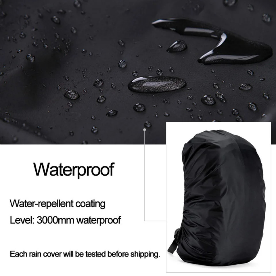 20–80L Waterproof Nylon Backpack Outdoor Camping Hiking Travel Dust Rain Cover