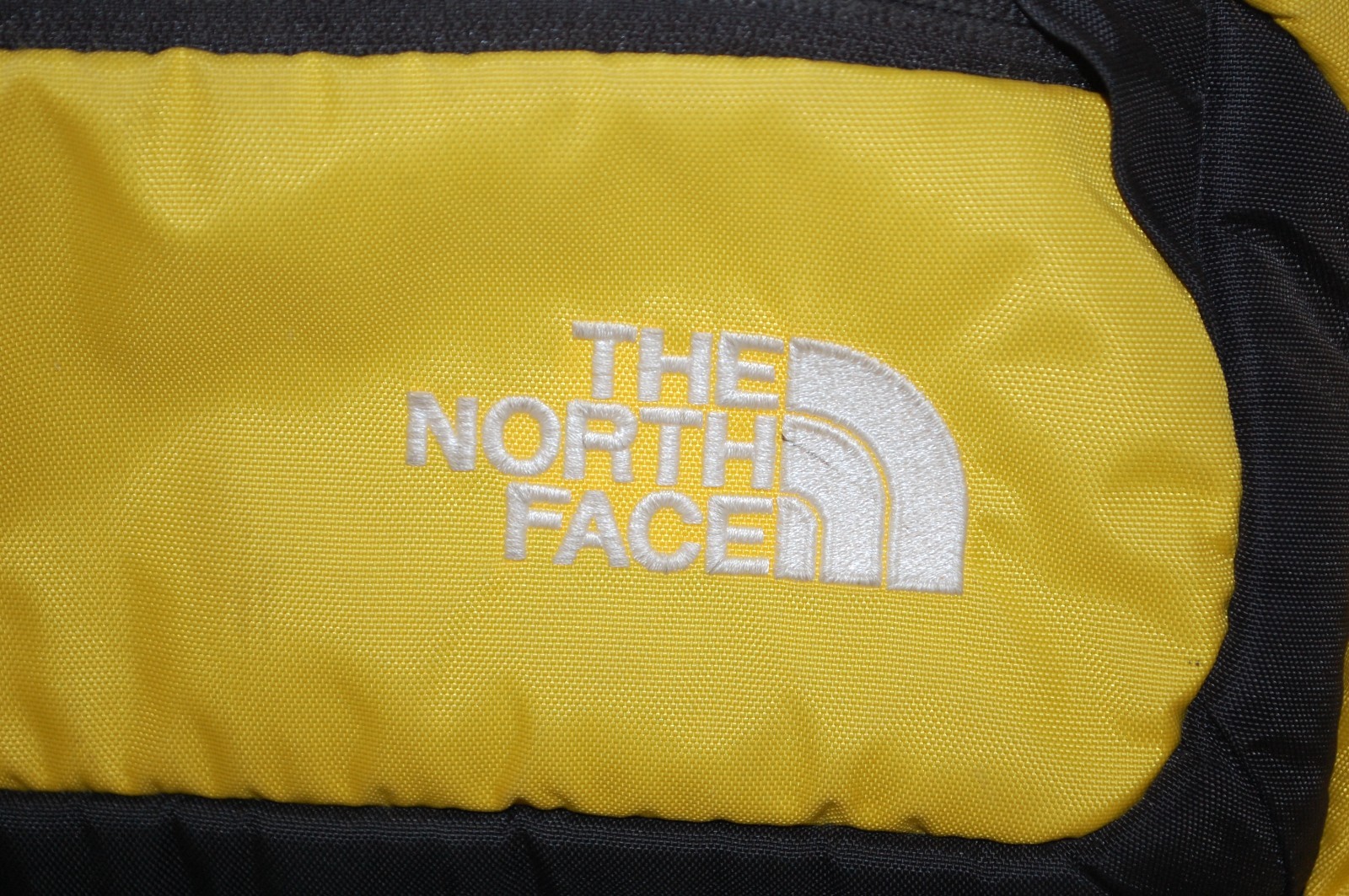 The North Face Recon Backpack Black Yellow Laptop Divider Hiking Bag School