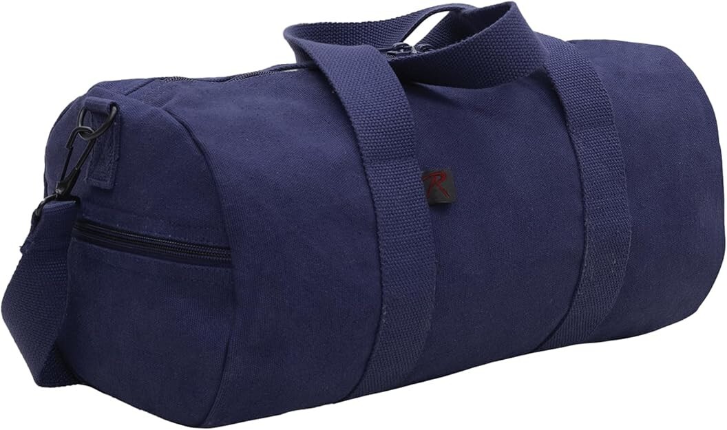 Rothco Navy Blue Cotton Outdoor Tactical 24″ Heavyweight Canvas Shoulder Duffle