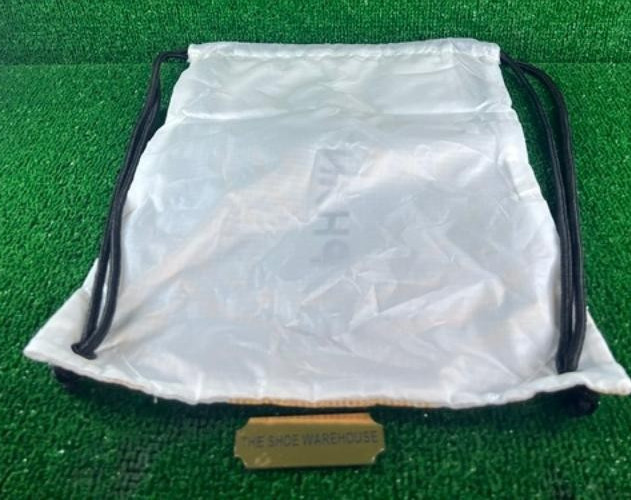 Nike Phantom GX Luna White Gold Soccer String Bag Gym Cleats Bag NEW