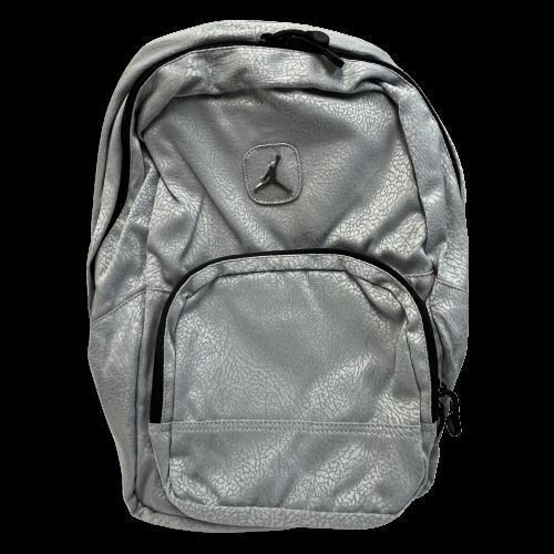 Nike Jordan Jumpman Backpack Unisex Metal Silver Gray Laptop Bag 9A1657-250 NEW