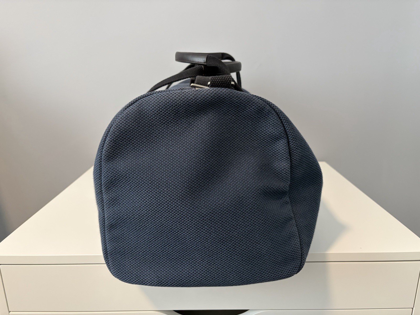 RARE Jack Spade Warren Street Weekender Bag | Navy | Canvas & Leather