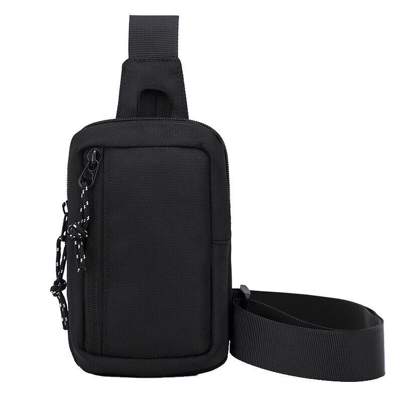 Men’s Shoulder Bag Oxford Chest Bag Sling Crossbody Bag Casual Travel Phone Bag