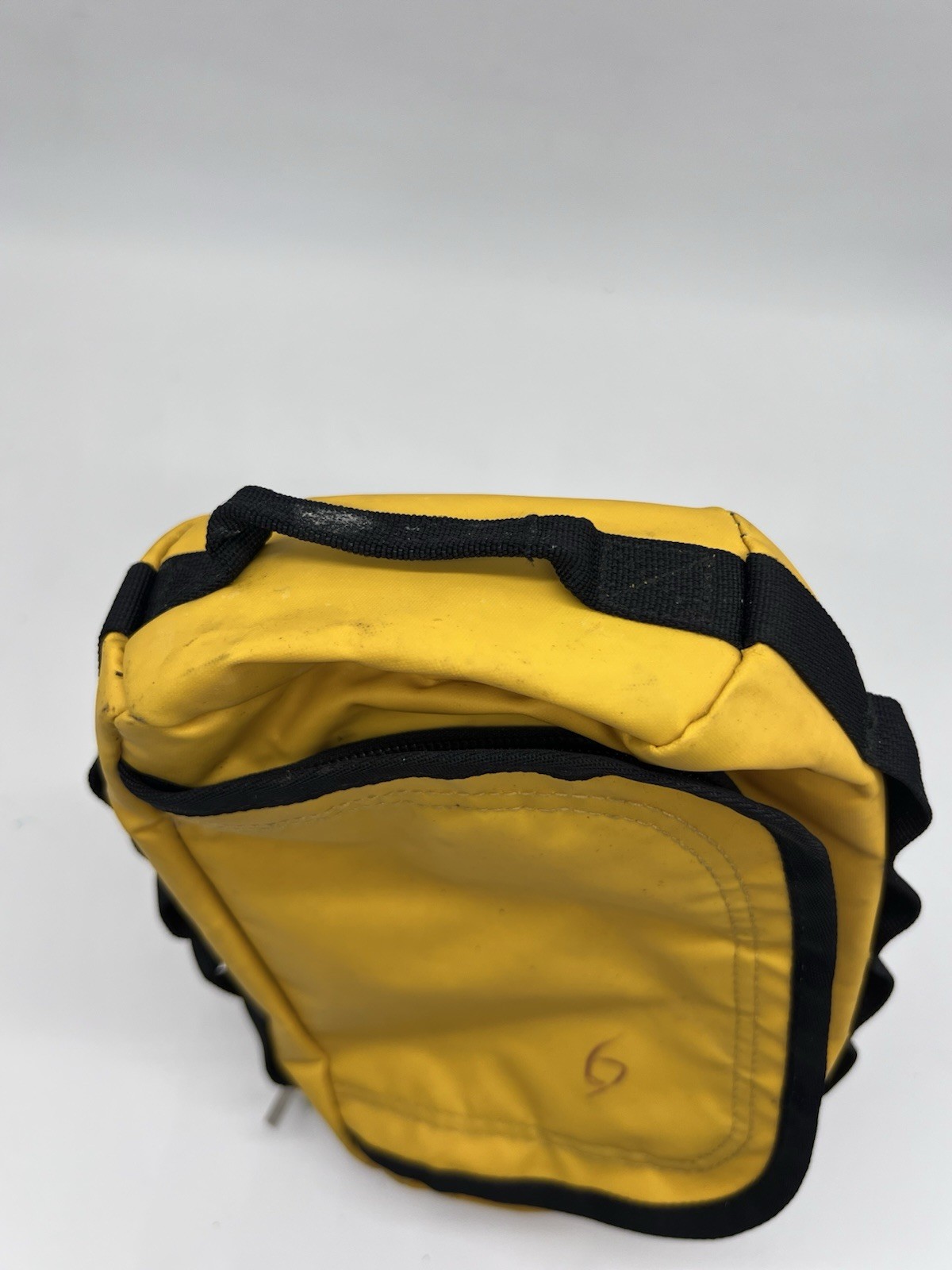 The North Face base camp toiletry bag, 9x7x2”, nylon yellow genuine
