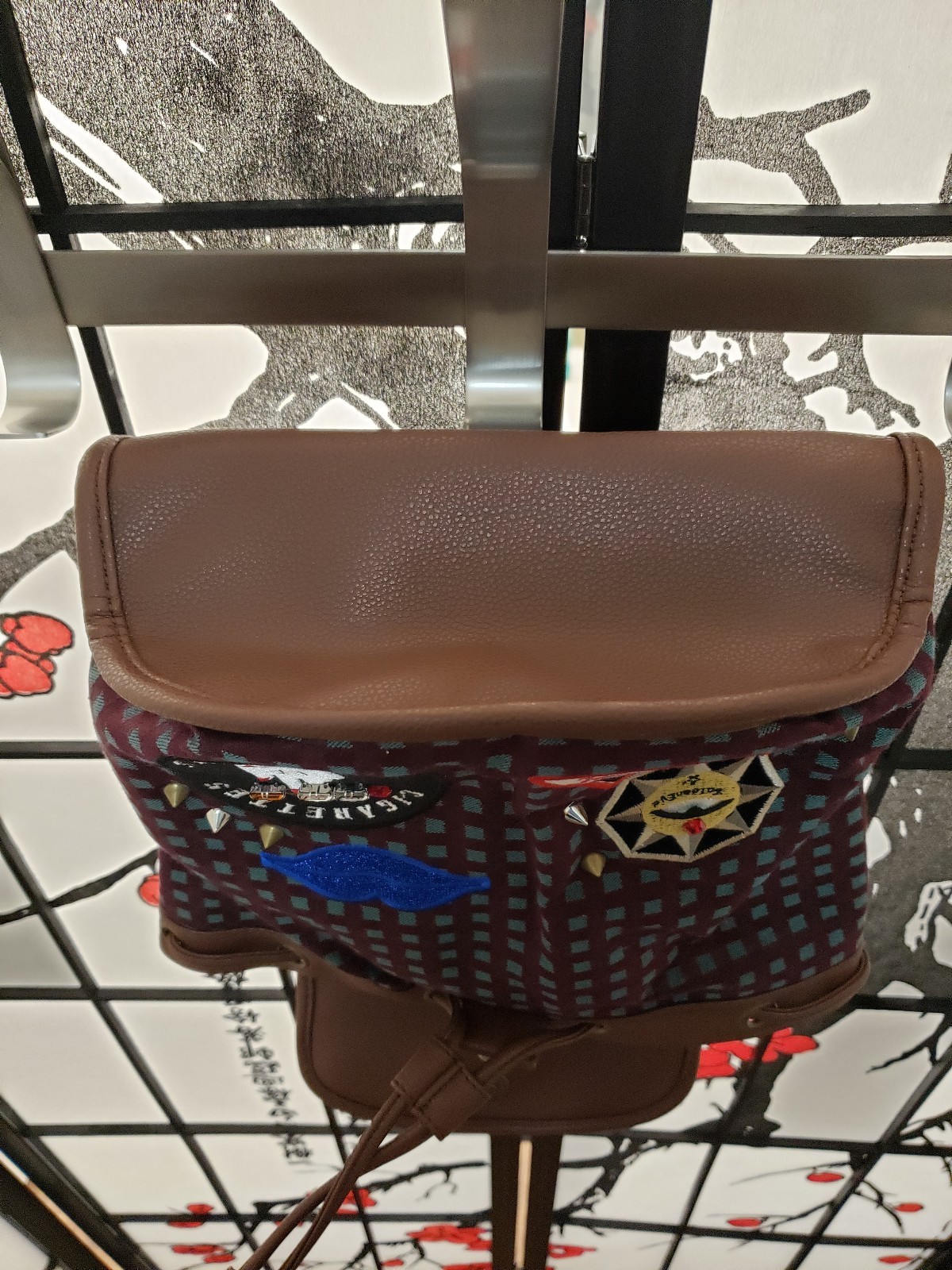 FLAPPER Ladies Wappen Backpack (28 x 25 x 24 cm | 11″ x 9.8″ x 9.4″) USA SELLER