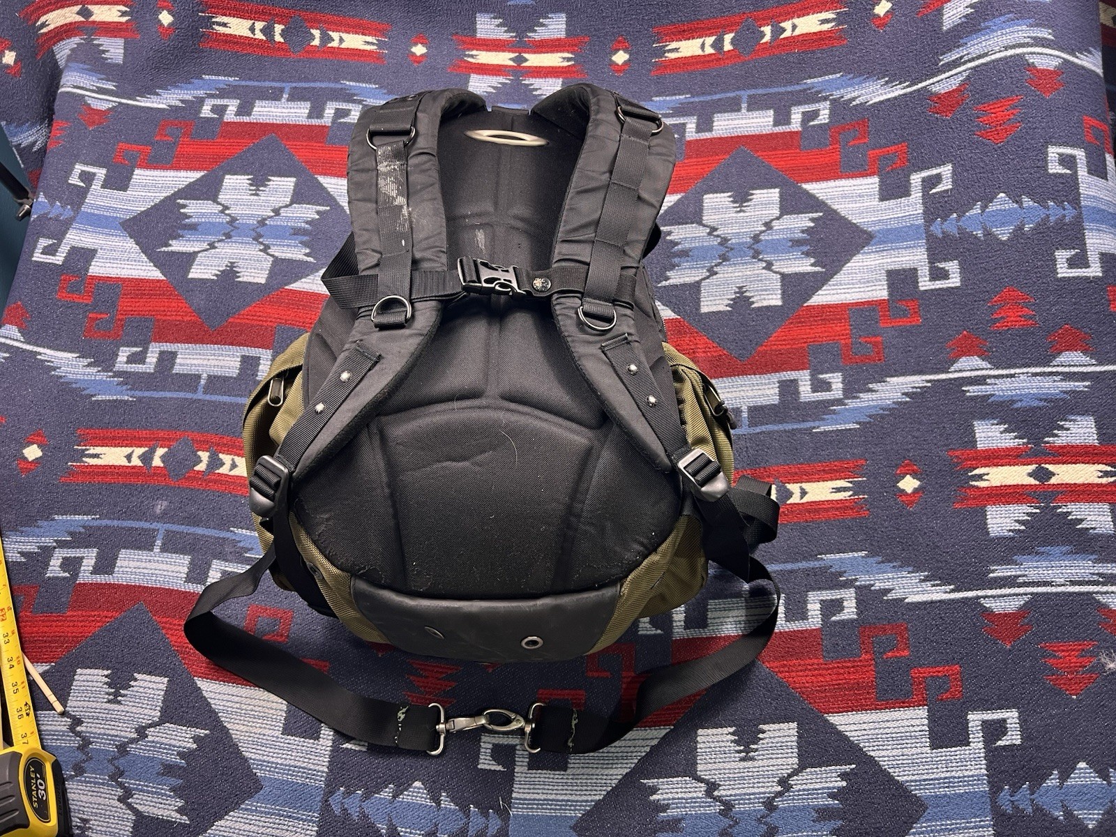 Vtg Oakley Icon Backpack Tactical 90s Y2K USA Software Carry On Olive 2.0 3.0