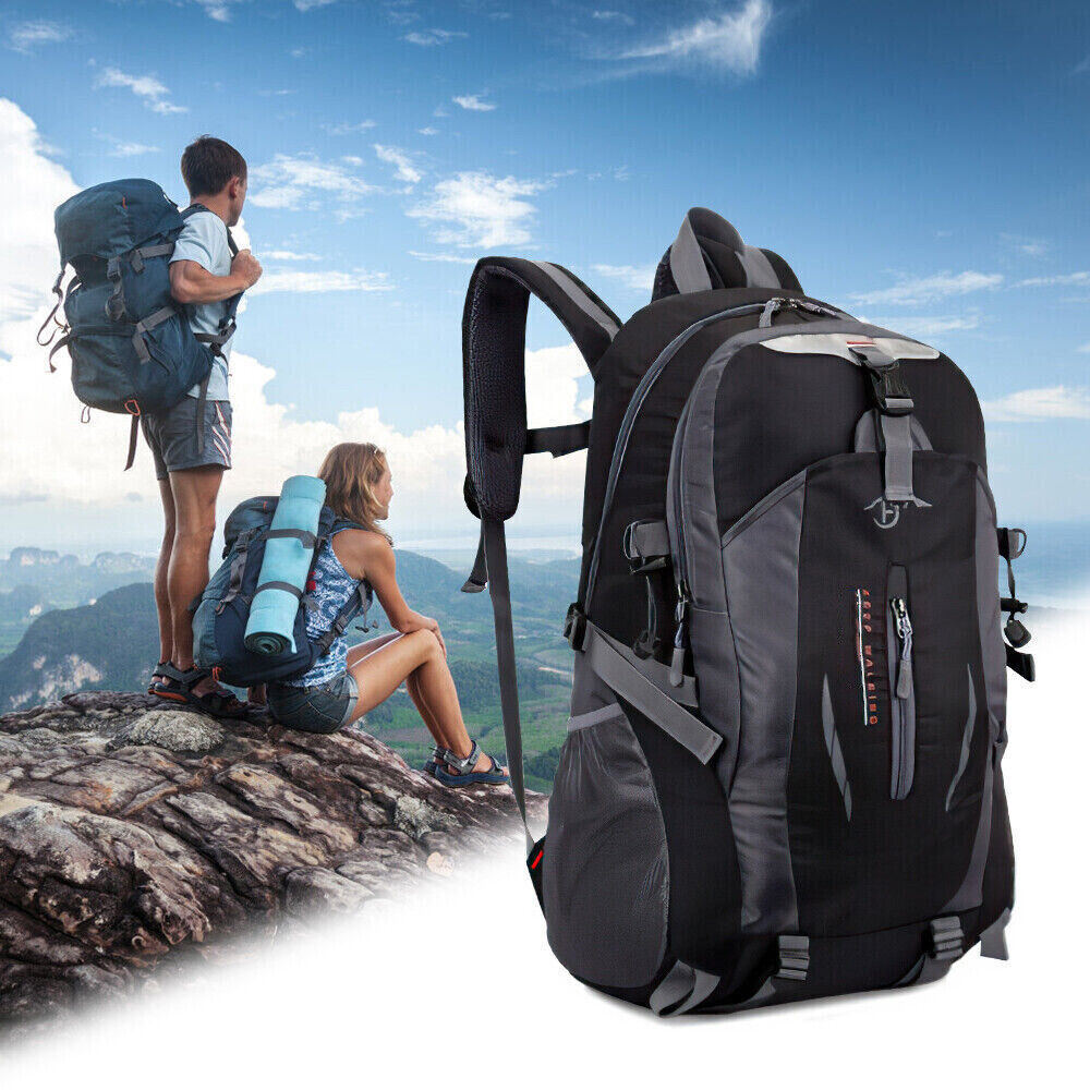 36L Nylon Travel Backpack Waterproof Outdoor Rucksack Men Camping Hiking Bag US