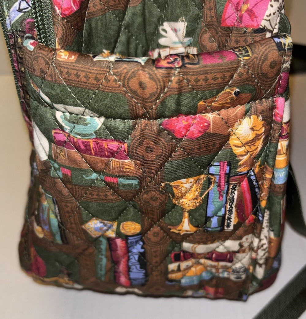 Vera Bradley Bancroft Backpack Bag Harry Potter Hogwarts Library NWT