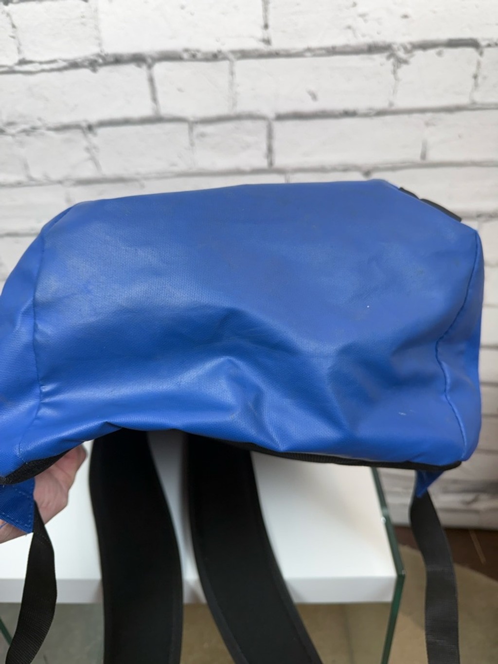 Nike Backpack Academy Blue Black Backpack Gym Bag 19x13x4 in Book Bag