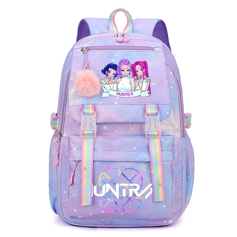 Large Capacity Anime Demon Hunter Backpack School Travel Bag Cosplay Laptop Bag