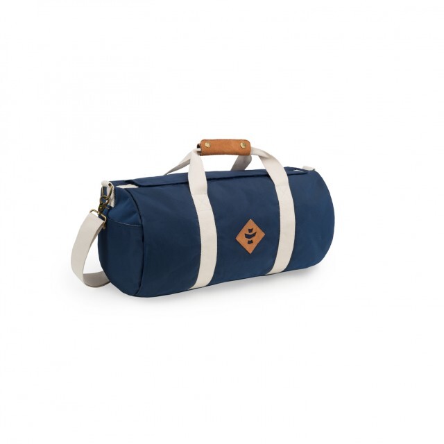 The Overnighter Small Duffle Odour Proof Bag by Revelry-Navy Blue