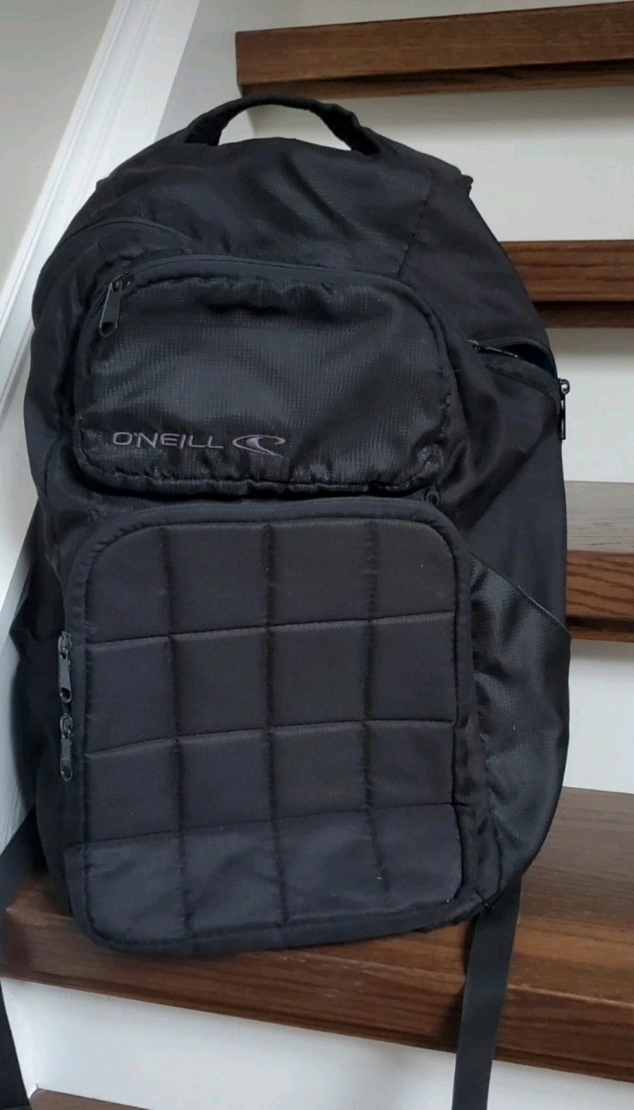 O’Reilly Black P Backpack Book Bag with Laptop Sleeve Black One Size Fits All