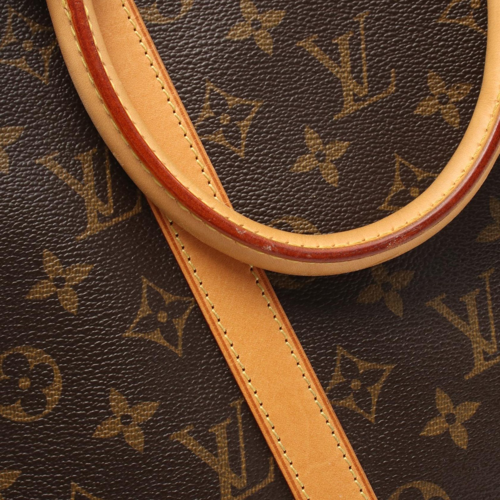 LOUIS VUITTON Porte Document Voyage Briefcase M53361 Monogram leather Brown Used