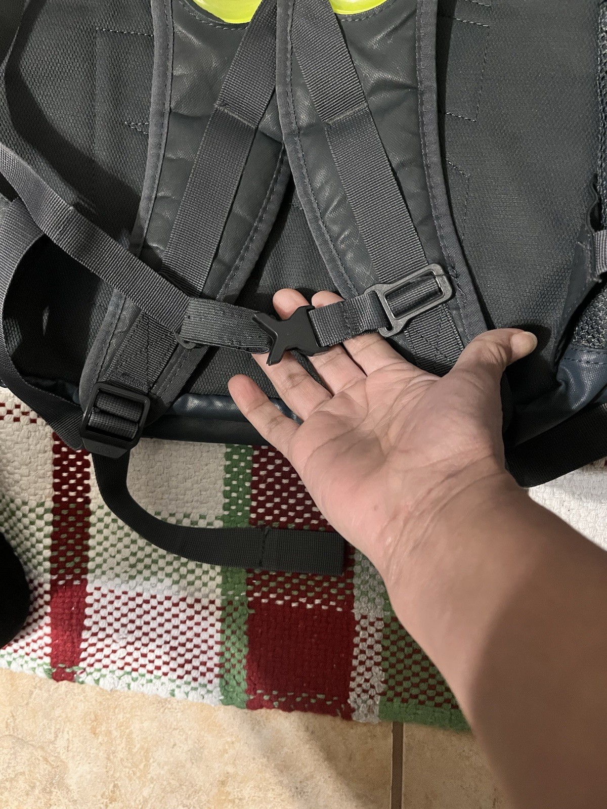 Nike Max Air Gray Large Backpack Unisex Pre-owned