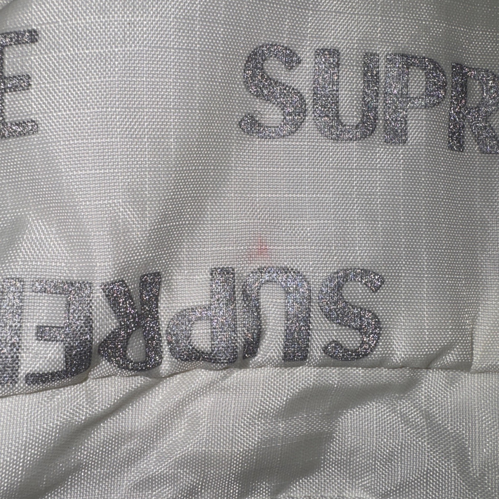 Supreme FW16 3M Reflective Logo Repeat Black Backpack