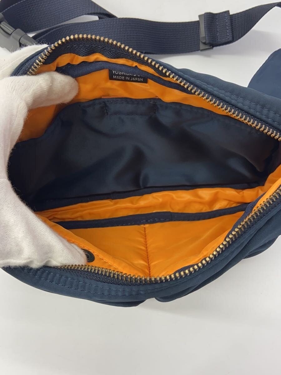 Authentic PORTER TANKER Nylon Waist Bag 14cm High Navy Unisex Seller