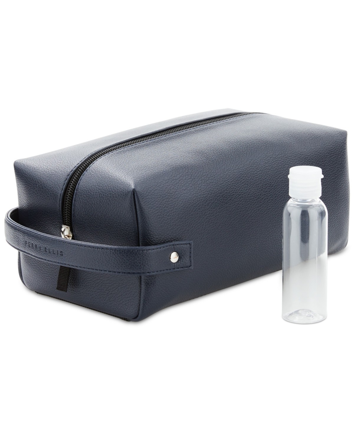 Perry Ellis E9924 Portfolio Men’s Faux-Leather Travel Kit – Navy