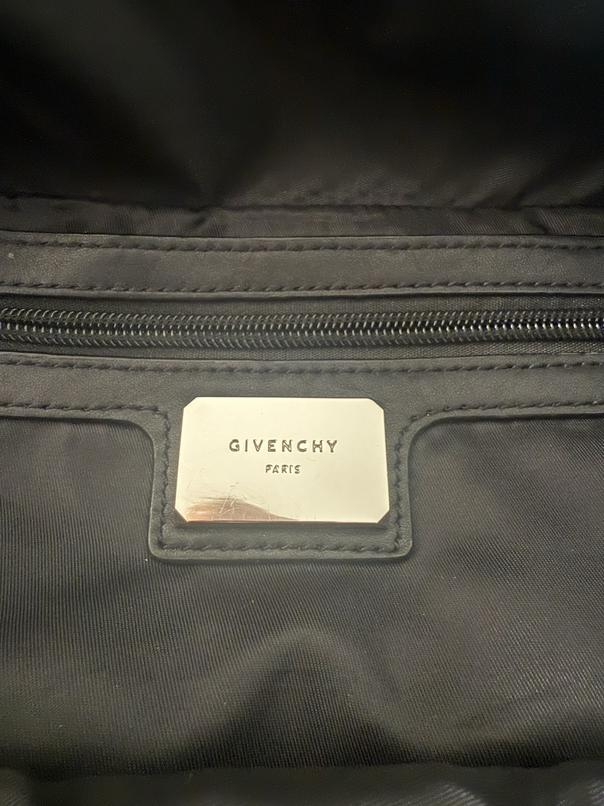 Givenchy Paris Leather Crossbody Satchel Bag