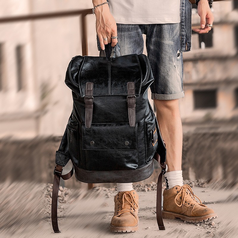 Men’s Casual Backpack Travel School Laptop Shoulder Bag Weekender Daypack