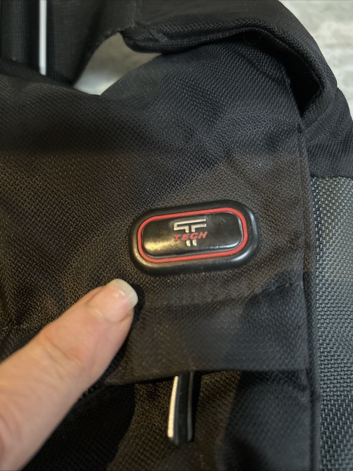 TUMI T-TECH MESSENGER Bag LAPTOP Briefcase Black Travel Padded Shoulder