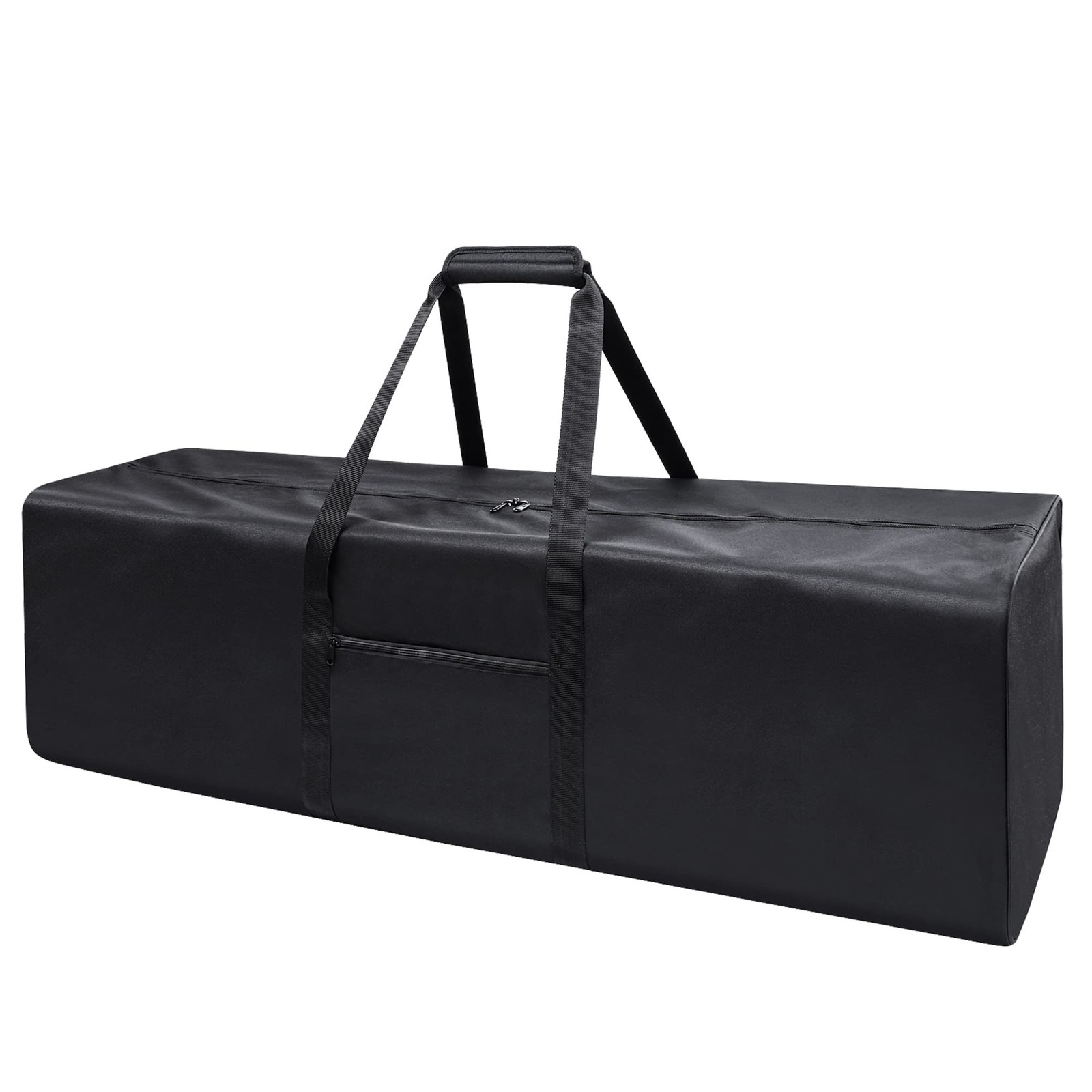 46 inch XL Travel Duffle Bag for Sports Equipment with Lockable Zippers Black