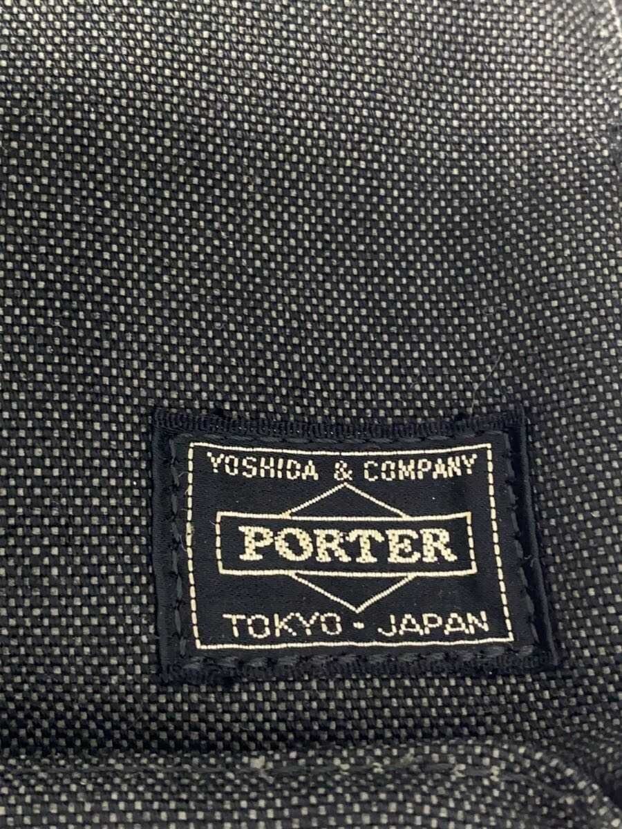 Authentic PORTER Denim Briefcase Black 29cm x 40cm x 4cm Slim Bag