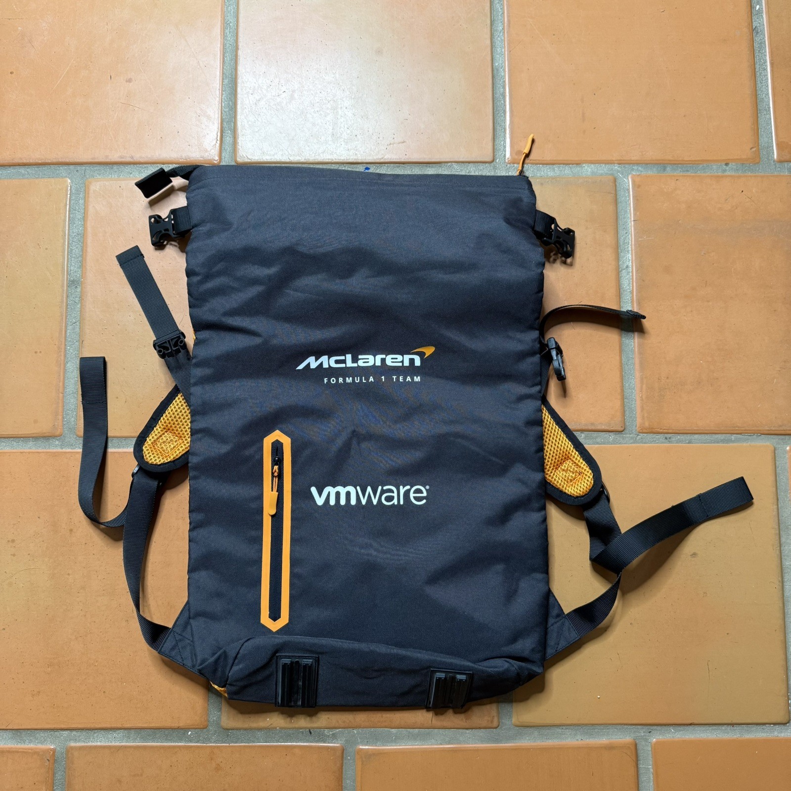 Official McLaren Formula 1 F1 VM WARE -Branded Partner Backpack Roll Top Bag