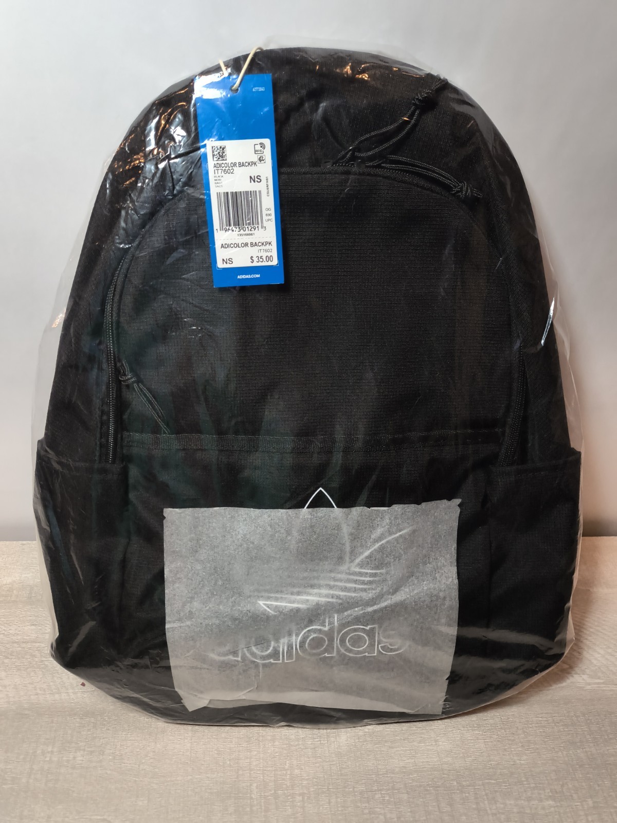 Adidas / ADICOLOR Backpack /IT7602/ Black / L