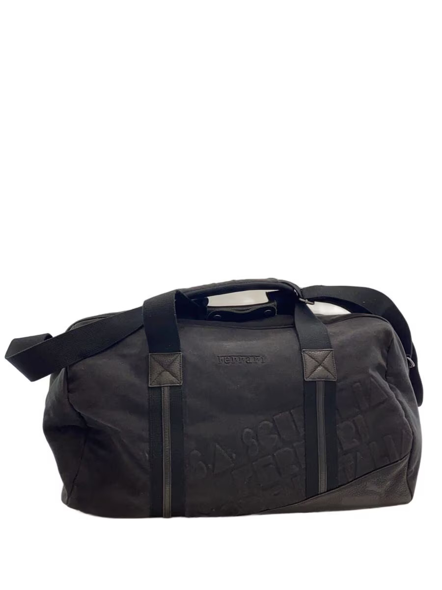 Ferrari Boston Bag, Canvas, Black
