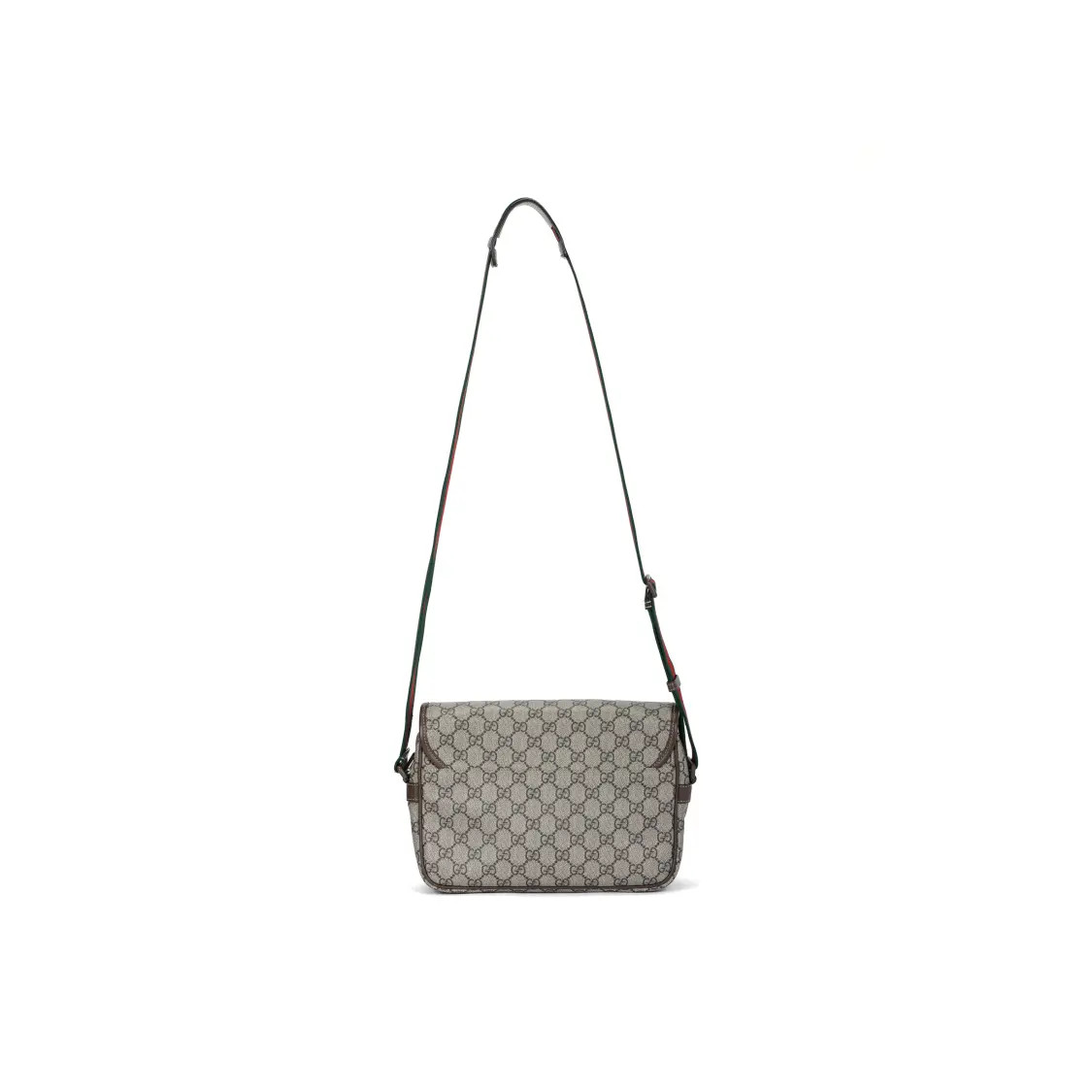 Gucci Adjustable Shoulder Strap Zipper Opening Crossbody Bag Men’s 10.6x4x7.8 in