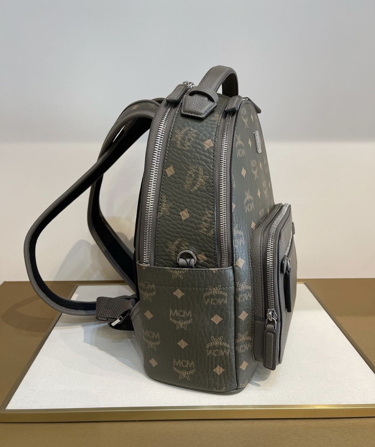 Last One! Authentic MCM Unsex BACKPACK Small Sea Turtle Color $1190+ Tax