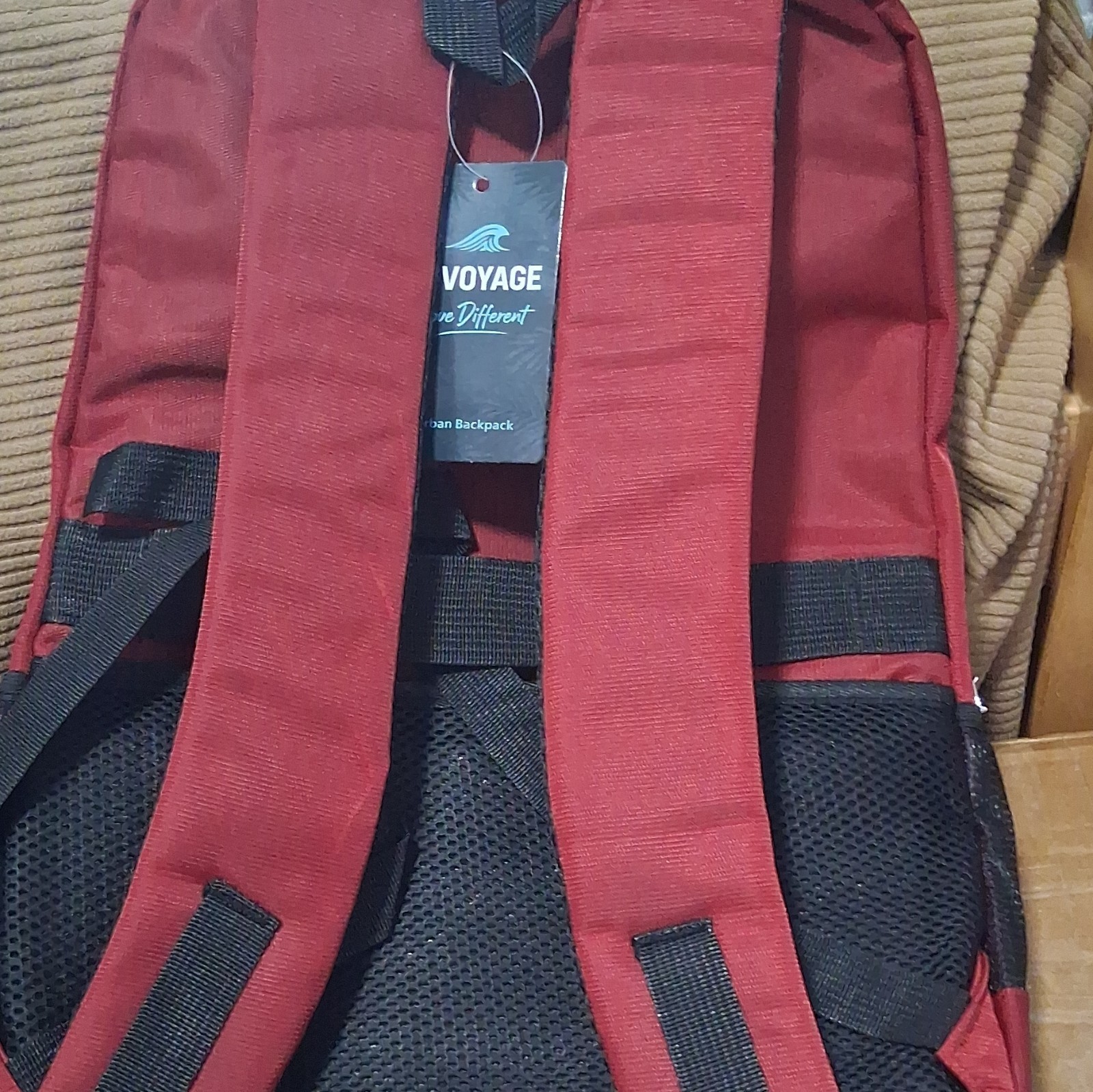 TI VOYAGE Red/Black Travel/Casual Backpack, Zip Closure, Large, Pockets