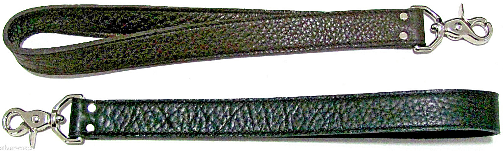 15″ x 1″ Genuine Leather Rolling Suitcase/Luggage Clip-On Pull / Wrist Strap
