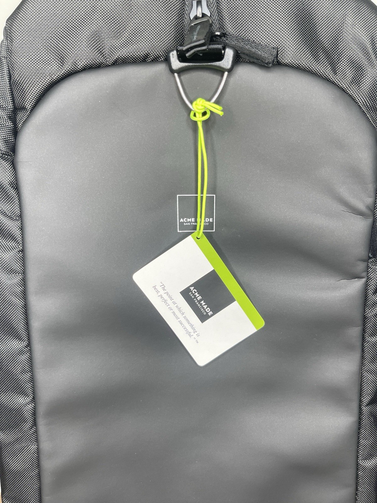 Acme Made San Francisco Union Street Gym Bag Black (AM20611)