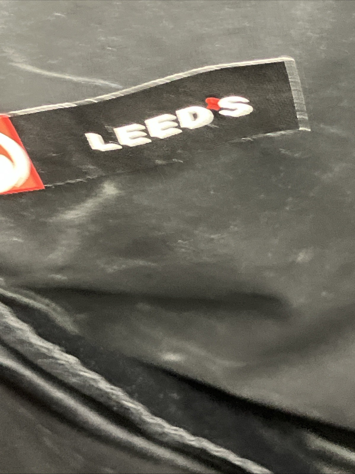 Borders Bookstore Tote Bag Black Red Leeds